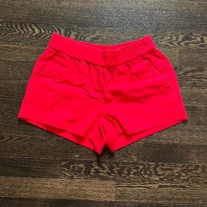 J. Crew Factory Red Pull-On Shorts | 00